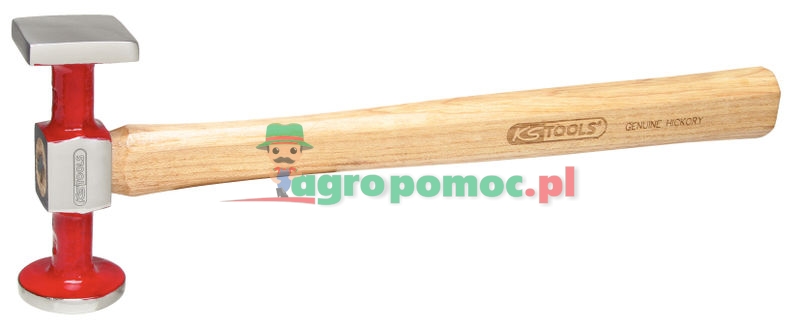 KS Tools Karosserie-Standard-Hammer gewölbter Kopf, groß rund/eckig, 325mm