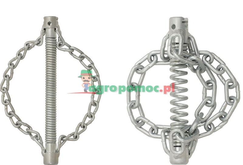 KS Tools Kettenschleuderkopf mit glatter Kette, Ø 30mm, 4 Ketten, Spirale 16mm