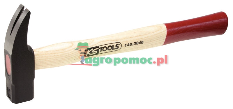 KS Tools Klauenhammer, französische Form mit Eschestiel, 400g