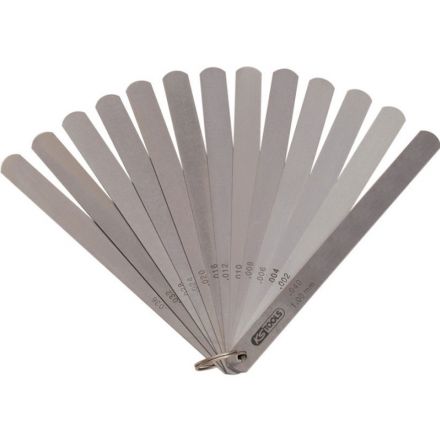 KS Tools Kolbenspiellehre, 13 listů, 05-1mm
