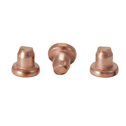KS Tools Nieten 3x3,2mm verkupfert, 100er Pack