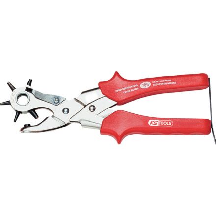 KS Tools Revolverlochzange, hebelübersetzt, 250mm