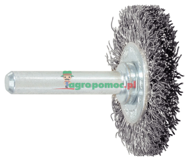 KS Tools Rostfreie Stahldrahtbürstenscheibe 0,3mm, Ø 80mm