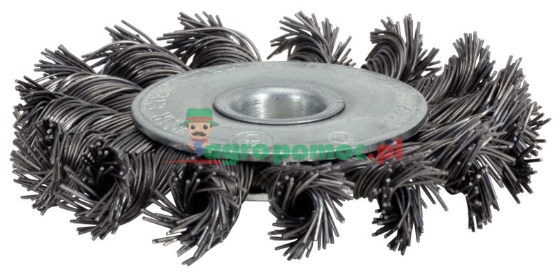 KS Tools Rostfreie Stahldrahtrundbürste 0,5 mm, Ø 115 mm