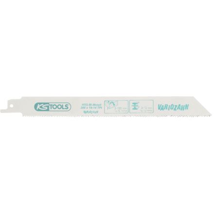 KS Tools Säbelsägeblatt,L=200mm,1,8-2,5mm,5-Pack,
