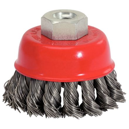 KS Tools Stahldrahttopfbürste 0,5mm, Ø 80mm