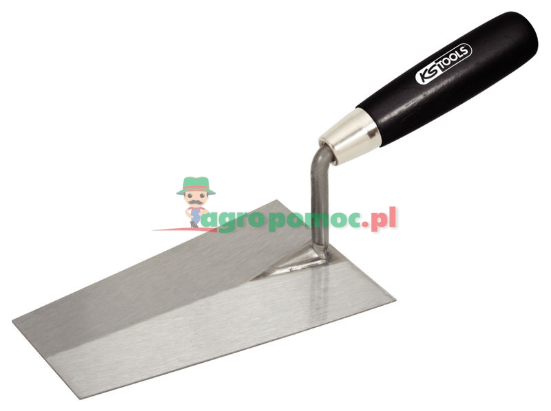 KS Tools Stuckateurkelle, kantig, 220mm, mit Holzgriff