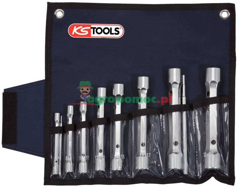 KS Tools ULTIMATEplus Doppel-Steckschlüssel-Satz, 10 tg., 6x7-20x22mm