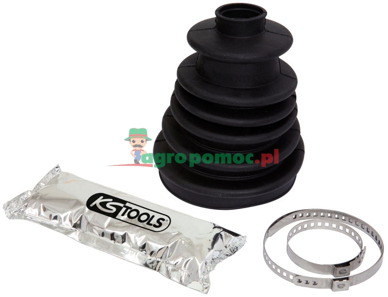 KS Tools Universal Achsmanschetten-Satz, groß, 5-tlg.
