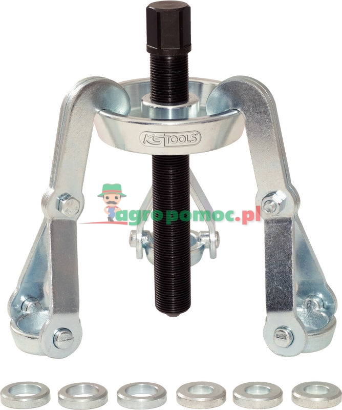 KS Tools Universal-Radnaben-Abzieher-Satz mit 5 Armen, 7-tlg.