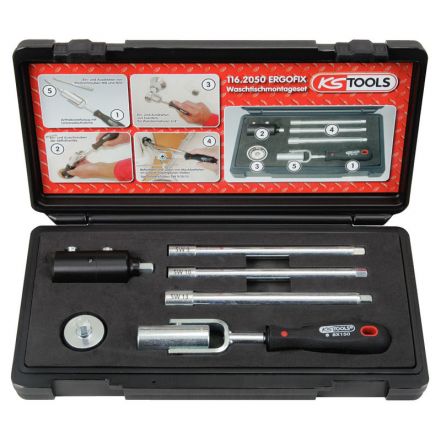 KS Tools Waschtisch-Montage-Satz, 6 tg.