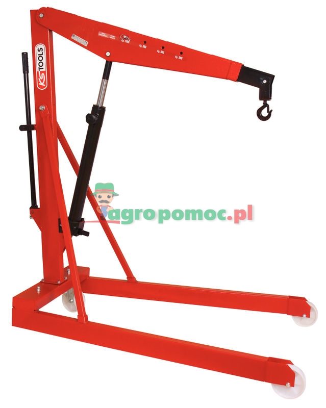 KS Tools Werkstattkran mit feststellbarem Gestell, 1000kg