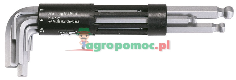 KS Tools Úhlový šroubovák pro šrouby s vnitřním šestihranem, provedení s hlavou