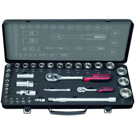 KS Tools sada nástrčných klíčů 1/4" + 1/2"