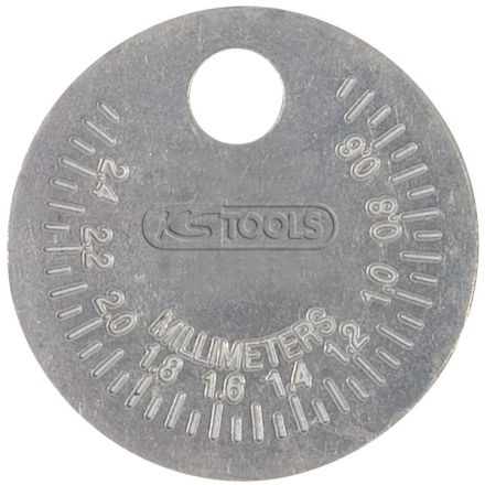 KS Tools Zündkerzen-Einstelllehre, 0,5-2,5 mm