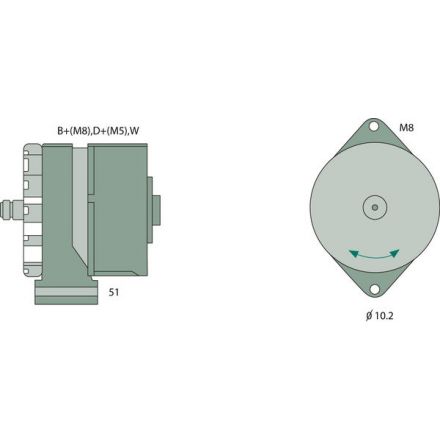 Generátor Bosch | A187623