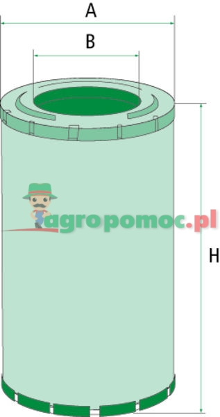 Vzduchový filtr | 565C14200.1