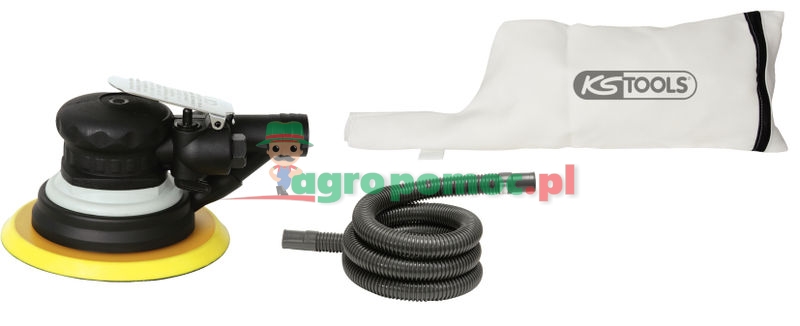 KS Tools Grobschliff-Excenterschleifer mit Staubabsaugung, 150 mm