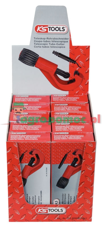 KS Tools Teleskop-Rohrabschneider-Display 3-42mm, 10-tlg.