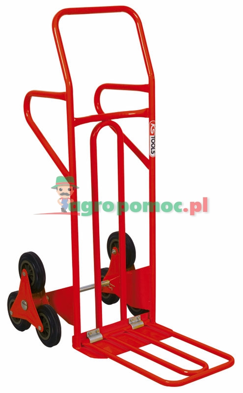 KS Tools Treppenkarre mit Vollgummi-Dreisternbereifung, 250 kg